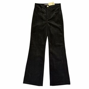 H&M Black Corduroy Flare Pants